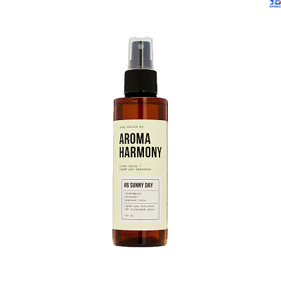 Спрей ароматический для текстиля Aroma Harmony "SUNNY DAY", Солнечный день, 150 мл не марка