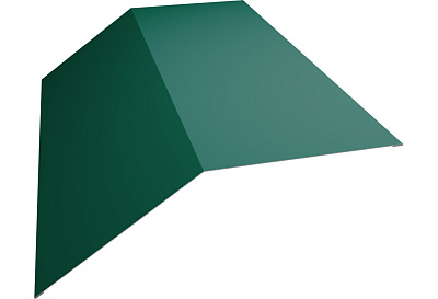 Конек плоский 190х190х0,45мм 2,5м Зеленый мох RAL6005