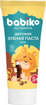 Паста зубная BABIKO My balance 75мл детская Кола 5+