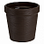 Кашпо Терра Тёмно-Коричневый d19 h18,7см 3,57л.
