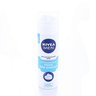 Пена д/бритья NIVEA д/чувст кожи Охлаждающая 200 мл не марка
