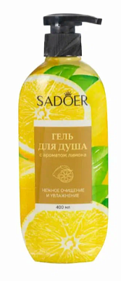 Гель д/душа OBO Sadoer очищ.увлажн. экст.лимона 400мл