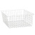 L9530WH(N) Проволочная корзина 555х410х185 белый L9530WH