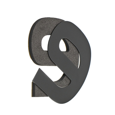 4141504 Часы-наклейка Элегант, d-120 см, черные1