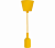 Патрон REXANT E27 силиконовый со шнуром 1 м желтый