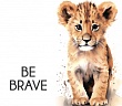 Картина интерьерная "BE Yourself-3" 30х30 см
