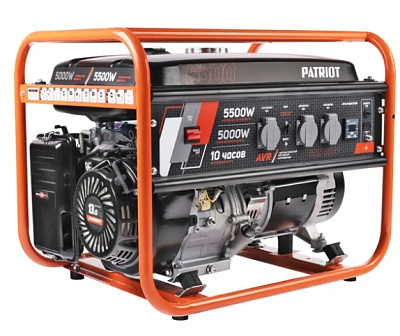 Генератор бензиновый 5,0/5,5 кВт PATRIOT GRS 6500 5 кВт 220/230 В