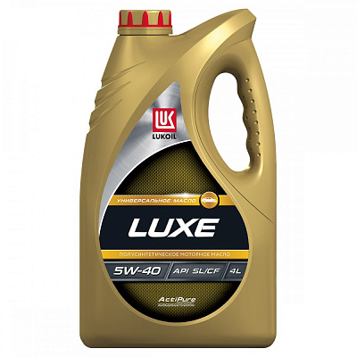 Масло моторное 5W40 LUKOIL LUXE, SL/CF П/Синтетическое 4л