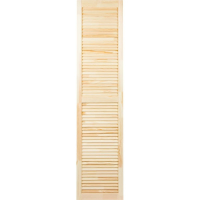 РБ-00001091 Дверь жалюзийная 394х1805х20мм сорт А (Хвоя)
