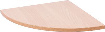 LWBECSR35 Полка дерев. угловая (35х35х1,6 см) бук
