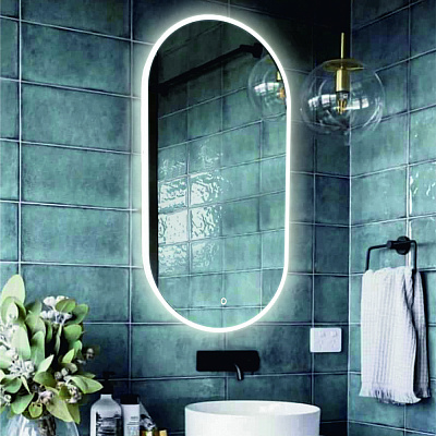 Зеркало "Delight" В1000хШ550мм LED-подсветка