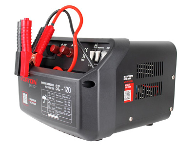 Пуско-зарядное уст-во VERTON Energy SC-120 (12/24В, 20-400Ач, заряд0,8кВт,30А,пуск3,6кВт)