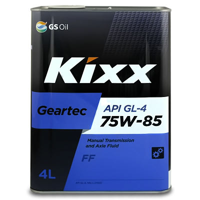 Масло трансмиссионное 75W85 GL-4 GS KIXX GEARTEC FF П/Синтетика 4л