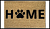Коврик придверный h=15мм, кокосовый 45х75см, коричневый "Home"