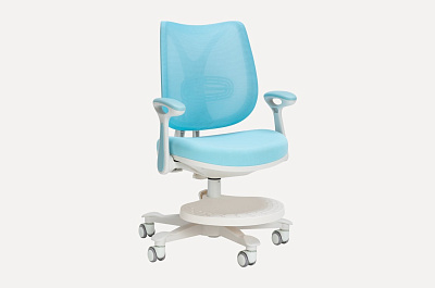Кресло компьютерное детское Лисмор Blue 61х61х84см цвет: голубой