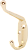 LK0401GO Крючок для пальто и шапки, легкий, золото
