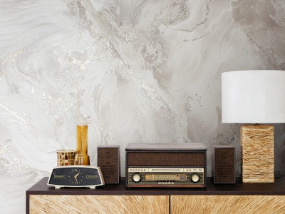 287572 Обои флизелиновые Odyssey, мотив бежевый 1,06х10м1