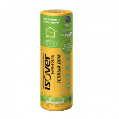 Утеплитель Изовер Теплый дом ТВИН 50х1220х7000мм 17кв.м