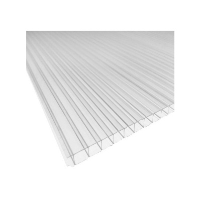 Поликарбонат сотовый 10мм 2,1х6м прозрачный (0,99кг м2)