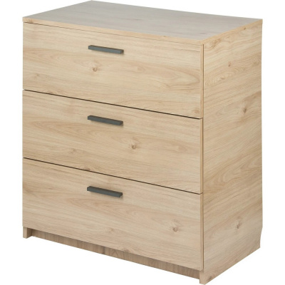 228624 Комод ФриФо 3 ящика 80,0х76,3х46,8 Гикори Джексон