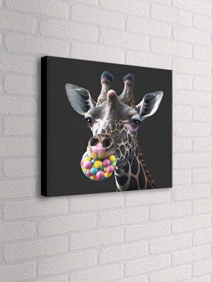 CV 5050 Картина на холсте Жираф с жвачкой 50х50см.