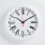 3800739 Часы настенные Классика, арабские цифры, белый обод, 28х28 см