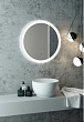 Зеркало "Planet White" D600мм LED-подсветка, белый цвет