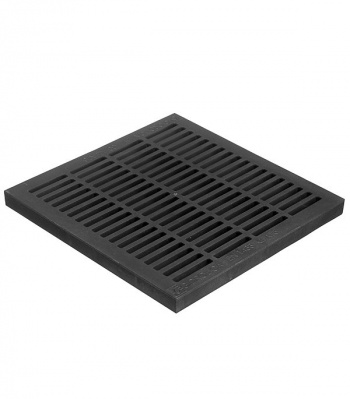 208 Решетка для дождеприем.пластик.Gidrolica Standart DN100 (285х285х25)