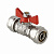 Кран шаровый обжимной 16x16, бабочка, Valtec