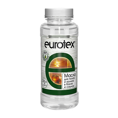 Масло для защиты полка EUROTEX-сауна 0,25л