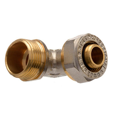 Уголок обжимной 16х1/2", наружная резьба