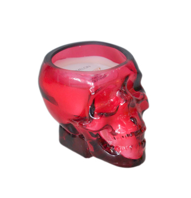 Свеча-череп Metallic Арбуз 7,5х6см