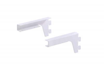 L9096WH Кронштейн для ЛДСП 150 мм (пара) белый