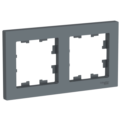 ATN000702 AtlasDesign грифель Рамка 2-местная SchE