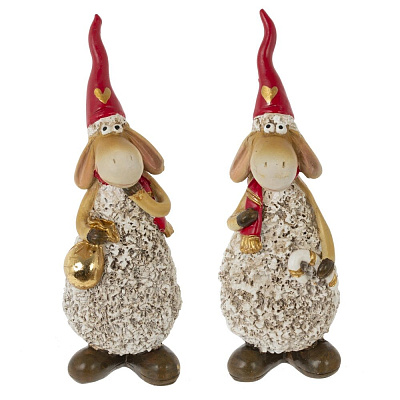 Фигурка декоративная "Овечка", L4,5 W5 H12 см, 2в., L4,5 W4,5 H12 825337 