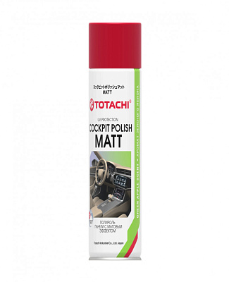 Полироль-пластика с матовым эффектом TOTACHI COCKPIT POLISH MATT 0,4 л с запахом зеленого яблока