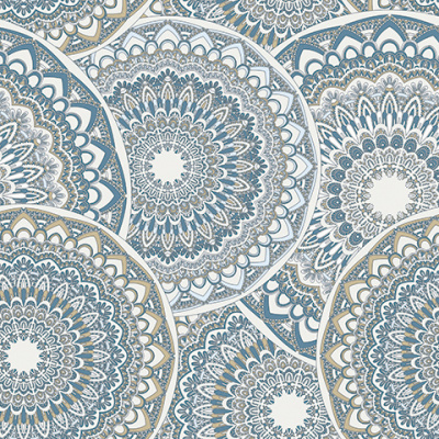 54325-6 Обои флизелиновые Nisida, мотив синий 1,06х10м