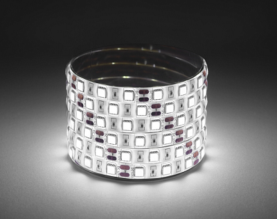 С Лента светодиодная 12В 14,4Вт/м 60Led/m IP65 4000К LS5050 5метров ЭРА