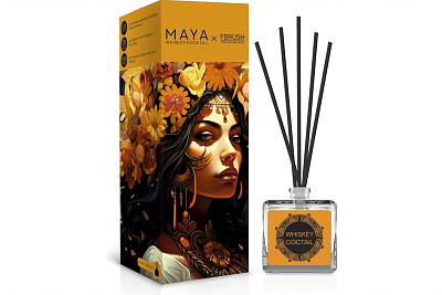 Аромадиффузор MAYA "WHISKEY COCTAIL", виски, апельсин, цедра, 50 мл не марка