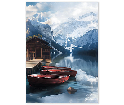 Картина интерьерная "Lake-1" 50х70 см