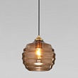 Светильник подвесной Ice коньячный Е27х1х60W  (2 м2)