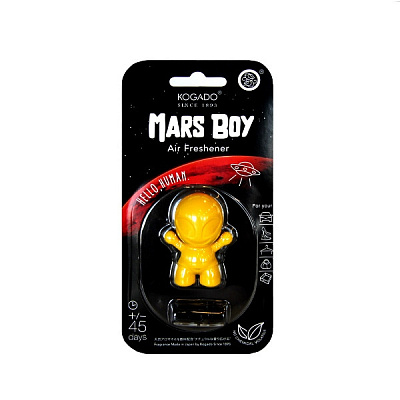 Ароматизатор полимерный Kogado Mars Boy на кондиционер Doson (Апельсин, ирис, роза) не марка
