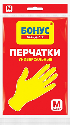 Перчатки БОНУС универальные М