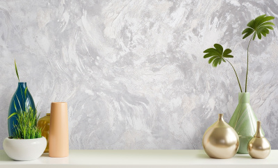 286627 Обои флизелиновые Sonya, фон серый 1,06х10м1