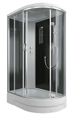 Кабина душевая ER351226L-C2-RUS 1200*800*2150,левая,профиль хром,тон.стекла 4 мм,сред поддон 260 мм