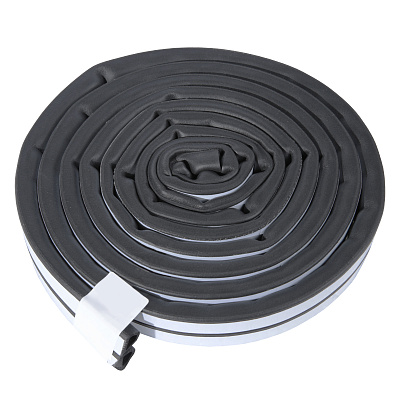 Уплотнитель СТАНДАРТ D 14*12 ПАКЕТ 6 м. (3+3) черный 