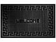 Коврик резиновый 40х60 см "WELCOME", черный, SUNSTEP