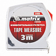 Рулетка Chrom, 3м x 13мм, MATRIX, хромированный корпус