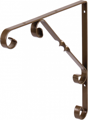 L7410GO Кронштейн орнаментал 250мм ЗОЛОТОЙ