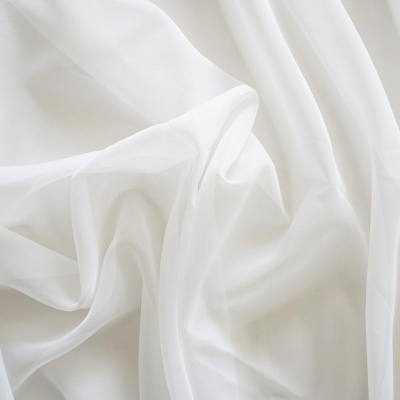 Штора Вуаль однотонная 140*180 см белый (1шт)